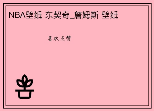 NBA壁纸 东契奇_詹姆斯 壁纸